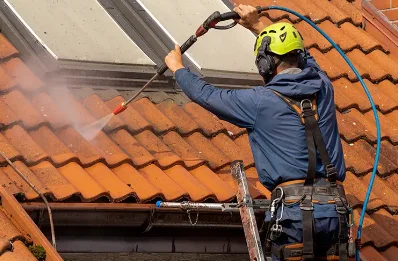 Démoussage et hydrofuge de toiture à Sassangy